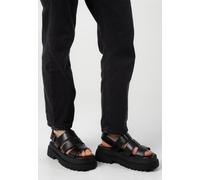 Buffalo - Pluto Vegan Nappa Gld Black - Girl Sandalen - Schwarz - EU 36 - Synthetic/Synthetic/Gummi Schwarz EU 36