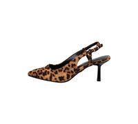 Slingpumps BUFFALO "Buffalo Pumps Lederimitat", Damen, Gr. 39, braun (leopard), Lederimitat, casual, Schuhe (38727212-39) leopard