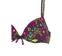 BUFFALO Push-Up-Bikini Damen schwarz bedruckt Gr.42 Cup B