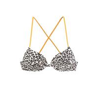 BUFFALO Push-Up-Bikini-Top Damen braun-bedruckt Gr.34 Cup A