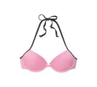 Push-Up-Bikini-Top BUFFALO "Florida" Gr. 36, Cup B, rosa (rosa, schwarz) Damen Bikini-Oberteile (498083-36) rosa, schwarz