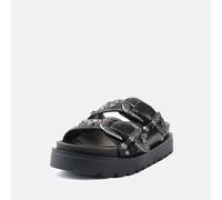 Buffalo Raya Ari West Leder Damen Schwarz Sandalen EU 36 / UK 3