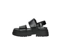 Buffalo Sandalen Lederimitat Schwarz - 37