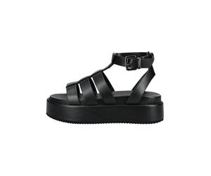 Buffalo Sandalen Lederimitat Schwarz - 41