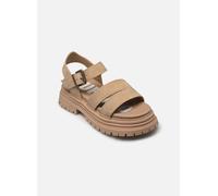 High-Heel-Pumps BUFFALO "Buffalo LENNOX TS SANDAL", Damen, Gr. 40, beige, Polyurethan, unifarben, Schuhe (15971821-40) beige