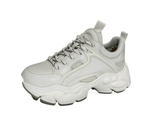 Buffalo Schnürhalbschuh Binary C für Damen, weiß, Größe 41 EU