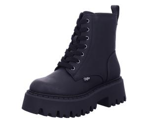 Buffalo - Schnürstiefelette sportlich schwarz - Gr. - 41