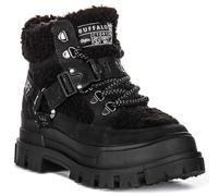 Buffalo Schnürstiefelette Warmfutter bis 35mm Absatz (casual) ASPHA COM MID WARM