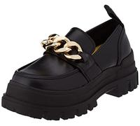 Buffalo Boots Aspha Chain Loafers Schwarz EU 40 Frau (Herstellerartikelnummer: 1622093-Black-40)