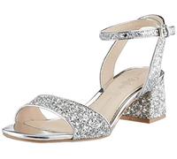 Buffalo Sandalette Rainelle 165004/1 Damen Silber mit Absatz Größe 39