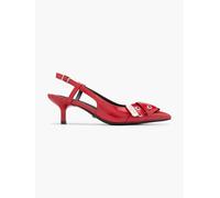 Buffalo Slingpumps Rot, Damen, Größe: 37, Material: PU/Synthetik