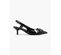 Buffalo Slingpumps Schwarz, Damen, Größe: 36, Material: PU/Synthetik