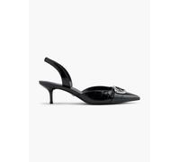 Buffalo Slingpumps Schwarz, Damen, Größe: 36, Material: PU/Synthetik