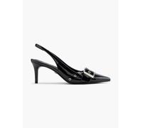 Buffalo Slingpumps Schwarz, Damen, Größe: 37, Material: PU/Synthetik