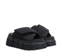 Buffalo Slipper & Pantoletten - Ava Velcross - Gr. 41 (EU) - in Schwarz - für Damen