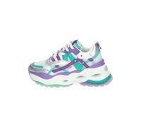 Buffalo Sneaker Lederimitat/Mesh Grün/Kombi - 38