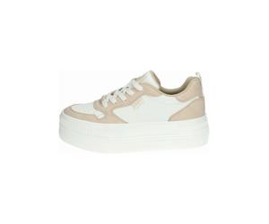 Buffalo Sneaker Lederimitat Weiß/Beige - 40