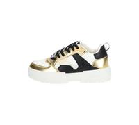 Buffalo Sneaker Lederimitat Weiß/Gold - 38
