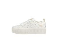 Buffalo Sneaker mit Stitchings Modell 'MADISON LOW BLOOM' in Weiss, Größe 40