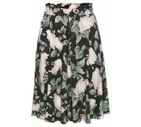 BUFFALO Sommerrock Damen schwarz-rosa-bedruckt Gr.46