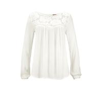 Spitzenbluse BUFFALO Gr. 44, beige (creme) Damen Blusen Strandblusen aus gewebter Viskose, sommerlich, Boho-Style Bestseller (610305-44) creme