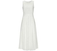 Spitzenkleid BUFFALO, Damen, Gr. 46, N-Gr, weiß, Web, Obermaterial: 100% Baumwolle. Futter: 100% Viskose, unifarben, modisch, figurumspielend knöchelfrei, Rundhals, ohne Ärmel, Kleider, in Maxilänge (