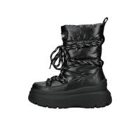 Schnürstiefel BUFFALO "Buffalo Stiefel Lederimitat/Textil", Damen, Gr. 40, schwarz, Lederimitat, Textil, Schuhe Schnürstiefel (66576467-40) schwarz