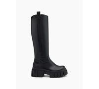 Buffalo Stiefel Schwarz, Damen, Größe: 36, Material: PU/Textil