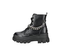 Buffalo Stiefelette Lederimitat Schwarz/Silber - 40