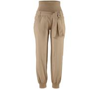 Buffalo Strandhose aus Leinen-Mix, taupe