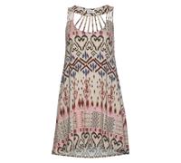 Buffalo Strandkleid mit besonderem Trägerdesign, creme-bedruckt