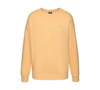 Sweater BUFFALO, Damen, Gr. 36/38, orange (mango), Sweatware, Obermaterial: 60% Baumwolle, 40% Polyester, bedruckt, unifarben, modisch, normal hüftlang, Rundhals, Langarm Rippbündchen, Sweatshirts, mi