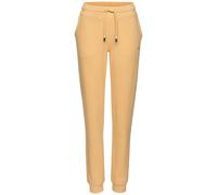 Sweathose BUFFALO, Damen, Gr. 40/42, N-Gr, orange, Single Jersey, Obermaterial: 60% Baumwolle, 40% Polyester, unifarben, bestickt, modisch, bequem lang, Hosen, mit seitlichen Taschen und Logostickerei