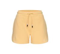 Sweatshorts BUFFALO, Damen, Gr. 40/42, N-Gr, orange (mango), Sweatware, Obermaterial: 60% Baumwolle, 40% Polyester, bestickt, unifarben, modisch, bequem kurz, Hosen, mit kleiner Logostickerei (1564035