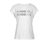 T-Shirt BUFFALO Gr. 44/46, weiß Damen Shirts (27378763-44) weiß