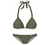 BUFFALO Triangel-Bikini Damen oliv Gr.38 Cup C/D