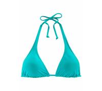 Triangel-Bikini-Top BUFFALO "Happy" Gr. 38, Cup A/B, blau (türkis) Damen Bikini-Oberteile (501880-38) türkis