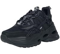 Buffalo Triplet Hollow Vegan Nappa Frauen Sneaker schwarz EU40 Kunstleder, Textil Streetwear