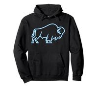 Buffalo Tshirt Männer Frauen New York Buffalo Bison Retro Pullover Hoodie