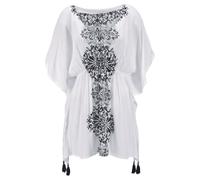 Tunika BUFFALO Gr. 32/34, schwarz-weiß (weiß, schwarz, bedruckt) Damen Tuniken (96362561-32) weiß, schwarz, bedruckt