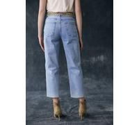 BUFFALO Weite Jeans Damen light-blue-washed Gr.42