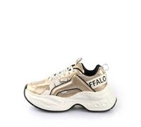 Buffalo Yuno - Cream/Gold/Schwarz Kunstleder Weite Normal, Schuhgröße 40