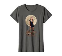 Buffy The Vampire Slayer Buffy-Foto mit Mond T-Shirt, Damen, Anthrazit, L
