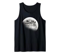 Buffy The Vampire Slayer Distressed Full Moon Title Logo Tank Top