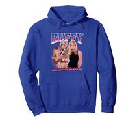 Buffy The Vampire Slayer Iconic Buffy 90's Collage Poster Pullover Hoodie, Unisex für Erwachsene, Königsblau, XL