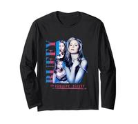 Buffy The Vampire Slayer Pink & Blue Gradient Buffy Collage Langarmshirt