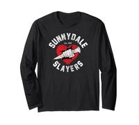 Buffy The Vampire Slayer Sunnydale Slayers-Logo Langarmshirt, Unisex für Erwachsene, Schwarz, XL