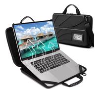 BUG Laptoptasche für 13-14 Zoll Chromebook: Always on Schützende Laptoptasche für MacBook HP Lenovo mit integriertem Ständer für Work-in Notebook Air Ventilation Stoßfest