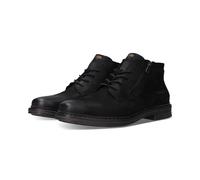 Bugatti Herren Schwarze Leder-Schnürstiefel Chukka Knöchelstiefel - Rigalo Evo C30 EU46