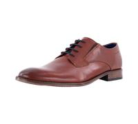 Bugatti Herren Derby-Schnürschuh Rinaldo Comfort 313-AHY03-1000 geprägte Elemente Cognac 41 EU